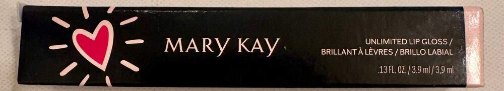 NIB Mary Kay Unlimited Lip Gloss Confident Pink 169299 .13floz